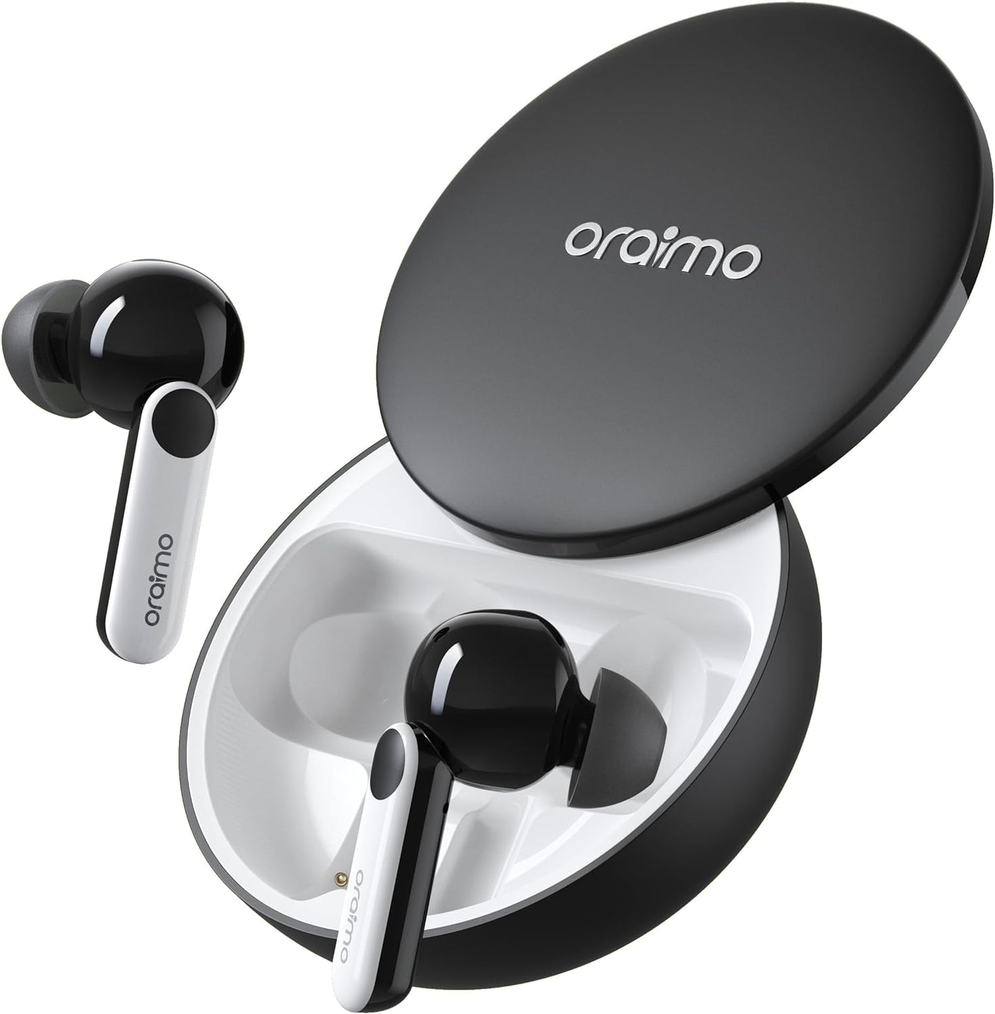 Oraimo Free pods 4 OEB - E105D Active Noise Cancellation+IPX5 Waterproof - Sweat Protection + Customize Your Listening - Black - 12 Months Local warranty