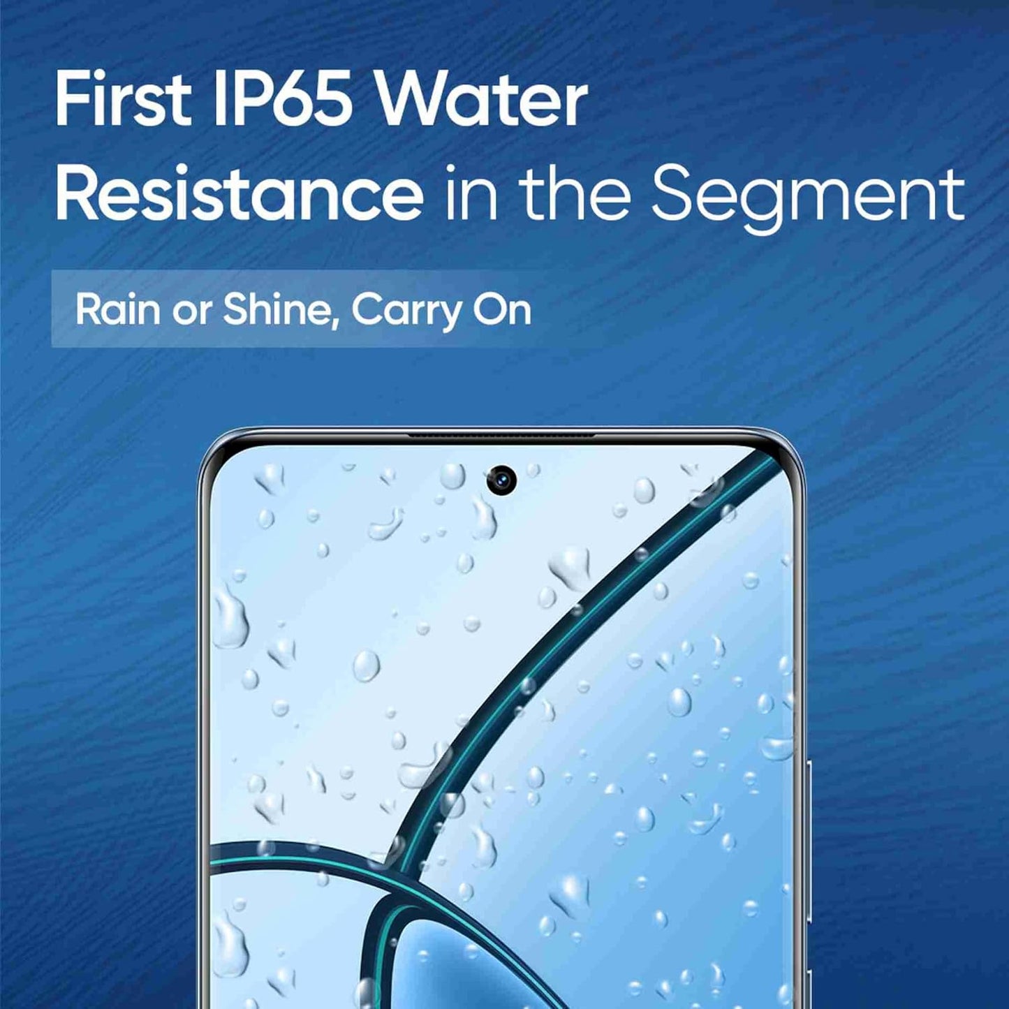 Realme P1 Pro 5G (Parrot Blue, 8GB RAM, 256GB Storage) | Up to 16 GB Dynamic RAM | Snapdragon 6 Gen 1 Processor | 6.7" Curved AMOLED Display | 50MP + 8MP | 16MP Front Camera | IP65 Water Resistance