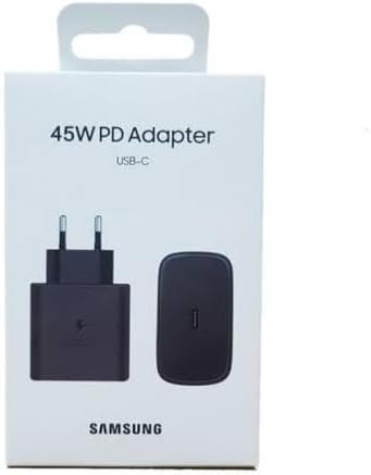 Charger 45W (PD3.0) super Fast Charger Type - C Compatible S25 ultra /S24 Ultra S23/S25 Plus S24 /45W USB - C PD Charger EP - TA845 (EU Version)