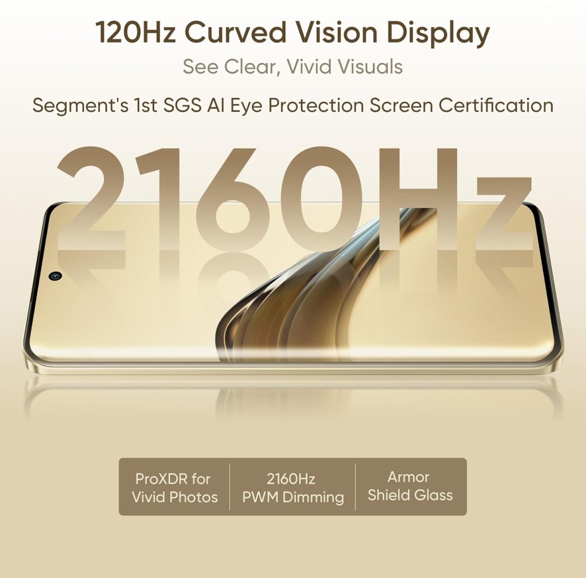 realme 13 Pro+ 5G (Monet Gold, 12GB RAM, 512GB) | Upto 24GB Dynamic RAM | Snapdragon 7s Gen2 Processor | 6.7" AMOLED Curved Display | 50MP+8MP+50MP | 32MP Front Cam | AI Ultra Clarity | 80W SUPERVOOC |