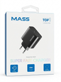 Mass 45W PD Power Adapter With Compact Design | USB-C Port | Super Fast Charging Model: MA-HC09 (Black) - 1 Year Local Warranty