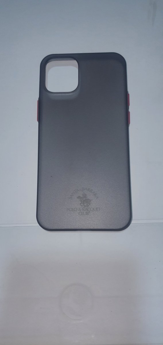 Santa Barbara Polo & Racquet Club ® Genuine Clear Back Case Cover for Apple iPhone 12 Mini (Clear)