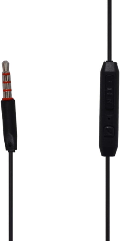 In - Ear Headset with Built in Microphone, D - 37 - Black