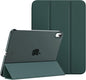 Cover for iPad 10th Generation Case 2022, Slim Stand Hard PC Translucent Back Shell Smart Cover Case for iPad 10th Gen 10.9 inch 2022, Support Touch ID, Auto Wake/Sleep,Midnight Green