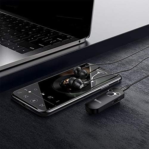 Hoco E52 Euphony Wireless Bluetooth Audio Receiver with Earphone and Microphone - Black