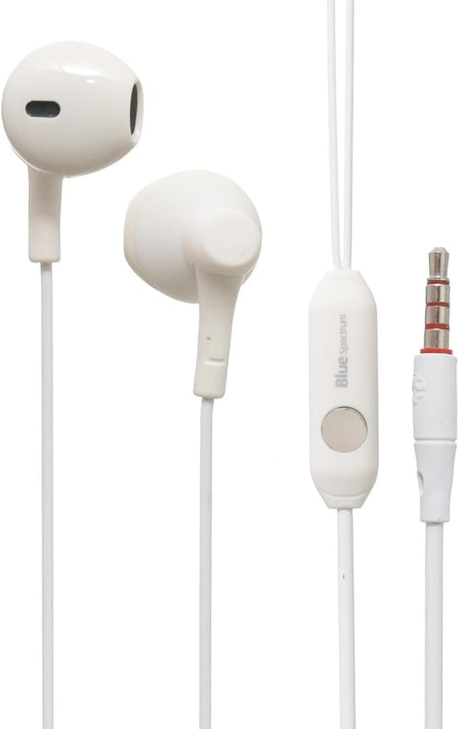 Blue Spectrum D - 46 In - Ear Headphones with Built - in Microphone - White EGJ - 291