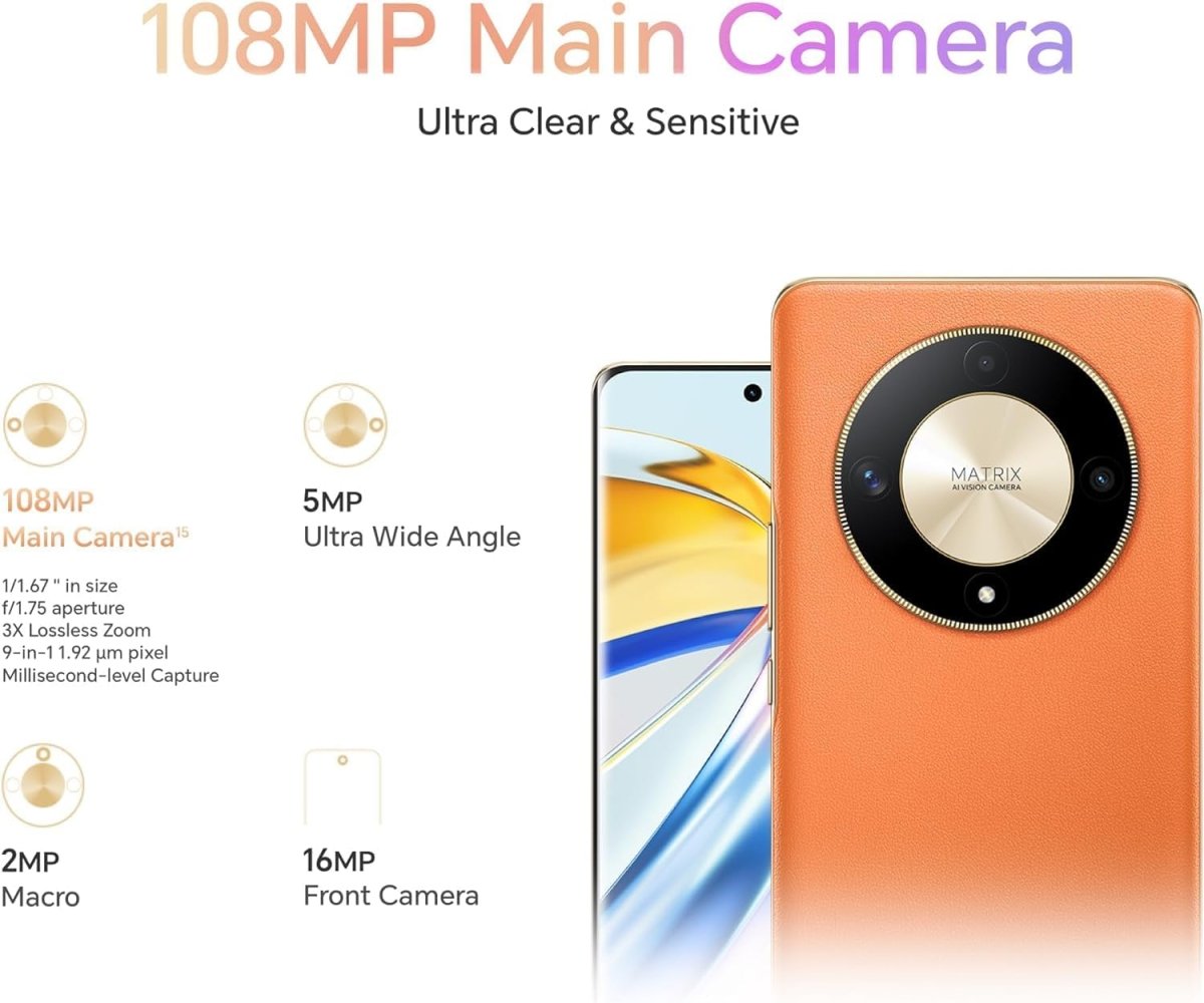 HONOR X9b Dual SIM 12GB RAM+256GB ROM (6.78 Inches) (5G) - (Sunrise Orange)