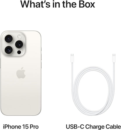 Apple iPhone 15 Pro (128 GB) - White Titanium