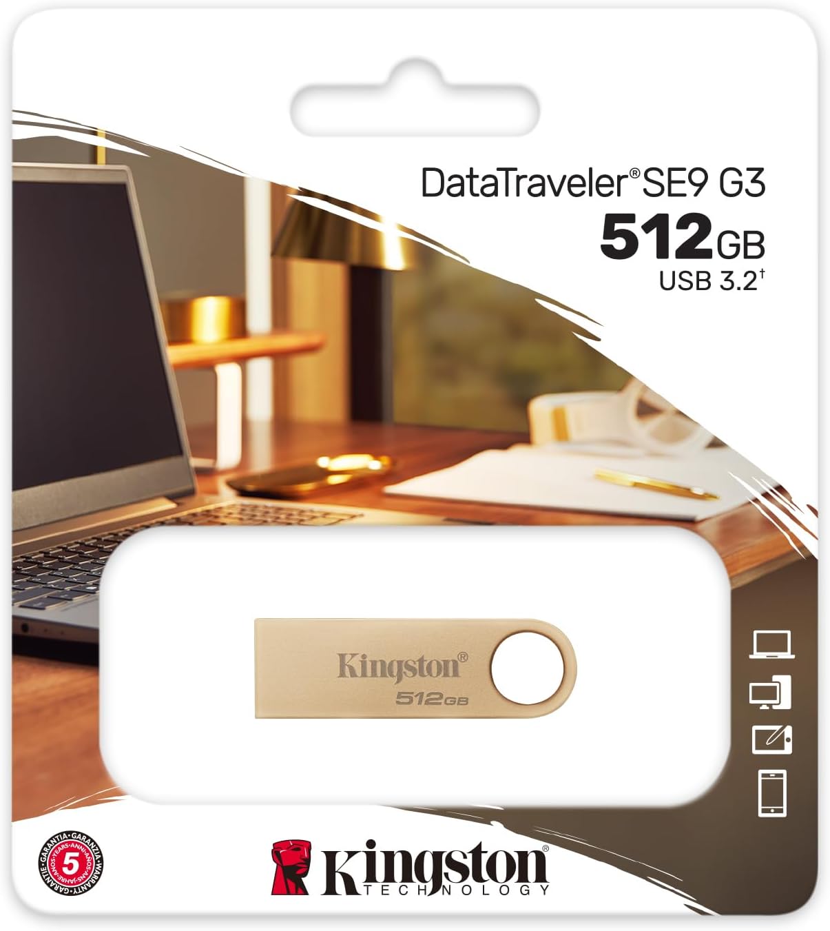 Kingston Metal FlashDisk Kingston Data Traveler SE9 G2 3.0 Flash Drive - USB 3.0