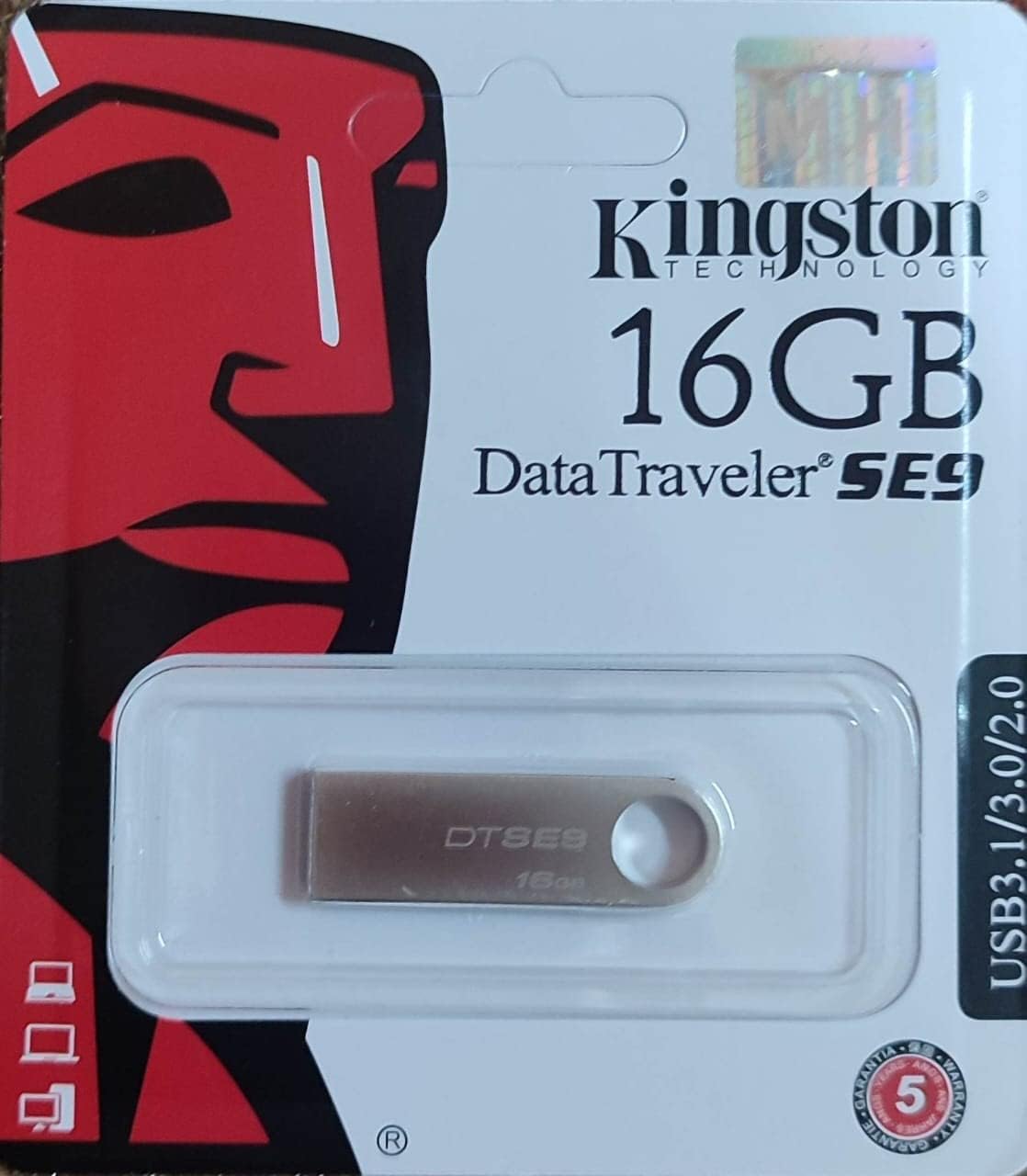 Kingston Metal FlashDisk Kingston Data Traveler SE9 G2 3.0 Flash Drive - USB 3.0