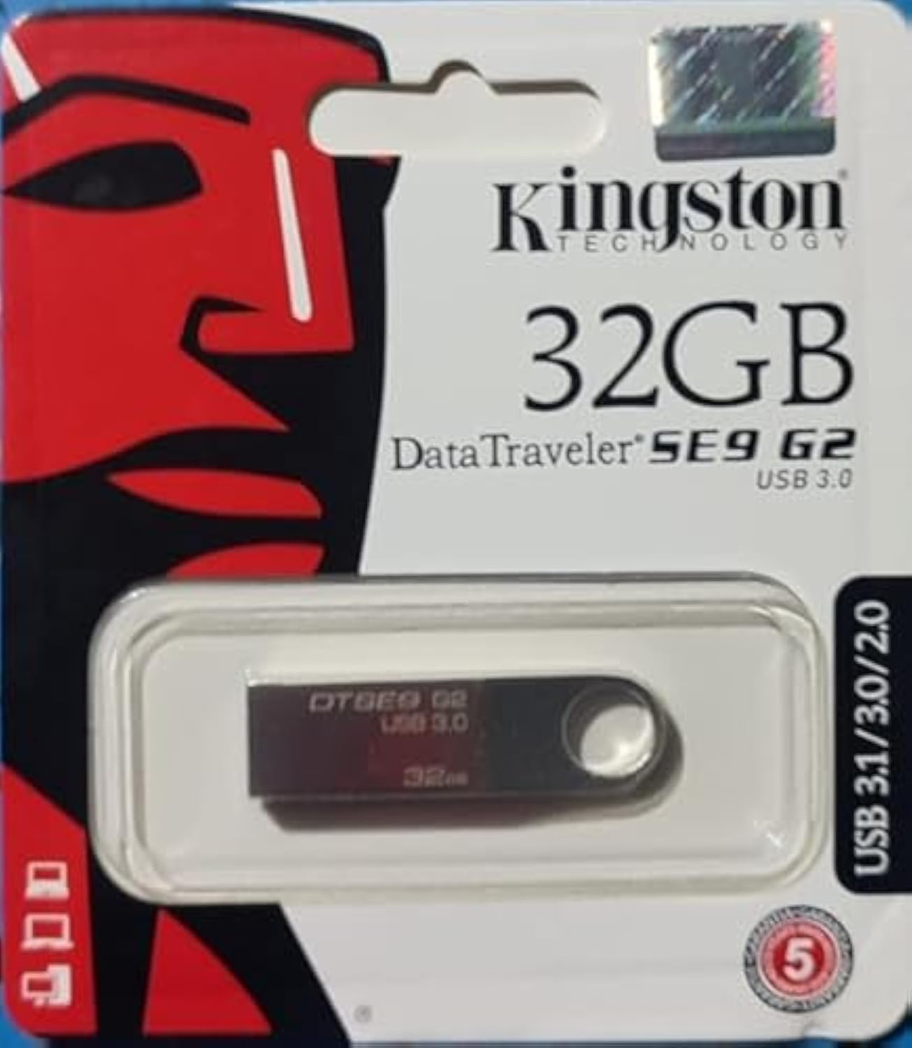 Kingston Metal FlashDisk Kingston Data Traveler SE9 G2 3.0 Flash Drive - USB 3.0