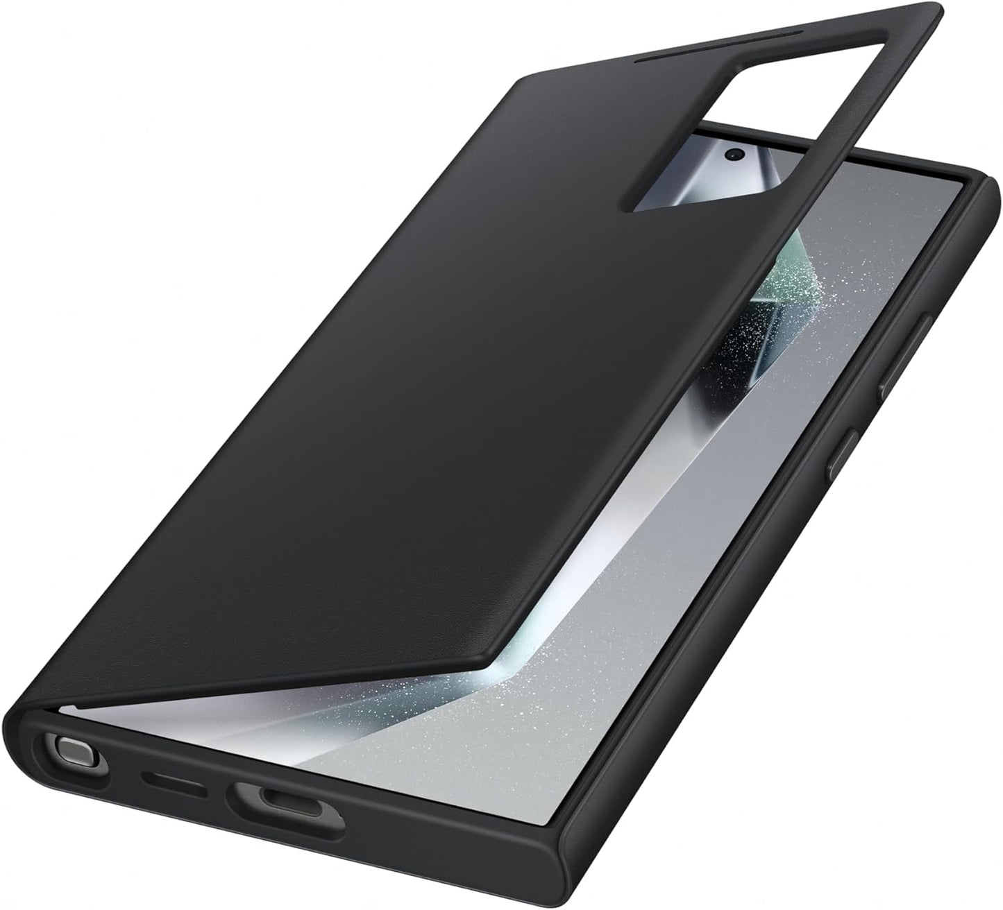 Samsung Galaxy S24 Ultra Smart View Wallet Original Case, Black, Accessories, سوق ستور Souq Store