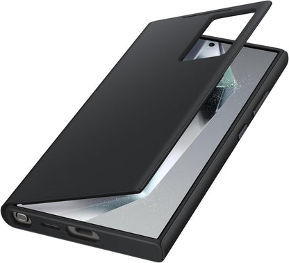 Samsung Galaxy S24 Ultra Smart View Wallet Original Case, Black, Accessories, سوق ستور Souq Store