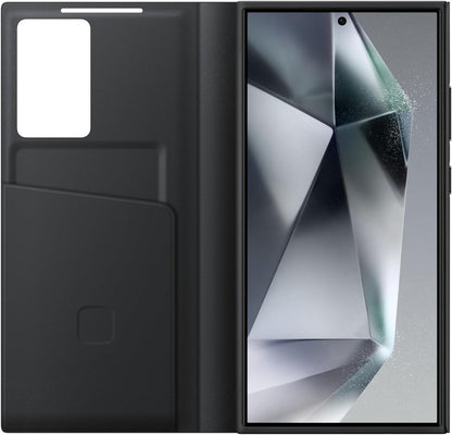 Samsung Galaxy S24 Ultra Smart View Wallet Original Case, Black, Accessories, سوق ستور Souq Store