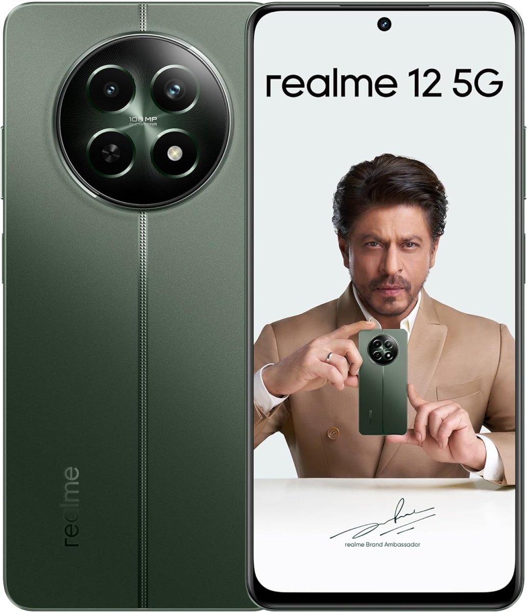 Realme 12 5G Dual - Sim 256GB + 8GB RAM (Twilight Purple) - Middle East Version