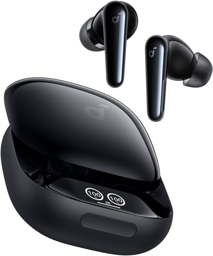 Soundcore Liberty 4 Pro by Anker, Noise Cancelling Wireless Earbuds, 7-Sensor and Real-Time Adaptive Noise Cancelling, Clear Calls with 9 Mics and AI -18 Months Warranty