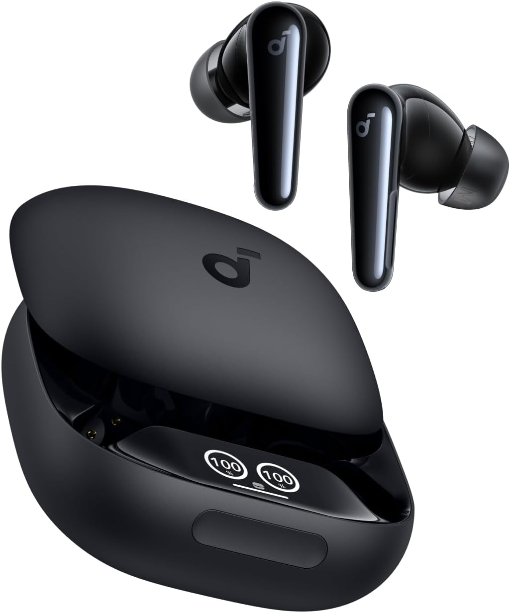 Soundcore Liberty 4 Pro by Anker, Noise Cancelling Wireless Earbuds, 7-Sensor and Real-Time Adaptive Noise Cancelling, Clear Calls with 9 Mics and AI -18 Months Warranty