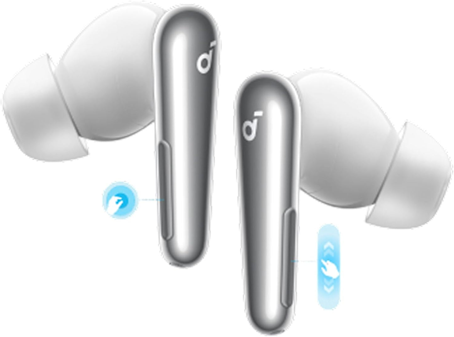 Soundcore Liberty 4 Pro by Anker, Noise Cancelling Wireless Earbuds, 7-Sensor and Real-Time Adaptive Noise Cancelling, Clear Calls with 9 Mics and AI -18 Months Warranty