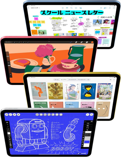 Apple iPad 11-inch: A16 chip, 11-inch Model, Liquid Retina Display, 128GB, Wi-Fi 6, 12MP Front/12MP Back Camera, Touch ID, All-Day Battery Life