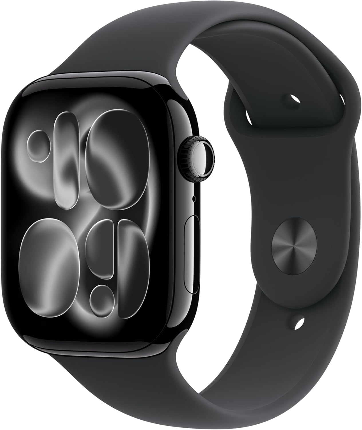 Apple Watch Series 11 GPS 46mm Smartwatch with Rose Gold Aluminium Case with Light Blush Sport Band S/M. Sleep Score, Fitness Tracker, Health Monitoring, Always-On Display, Water Resistant