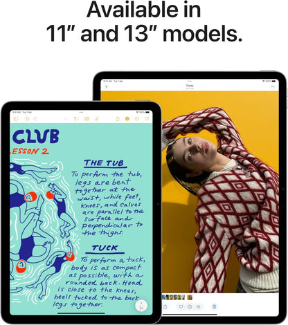 Apple iPad Air 13-inch with M3 chip: Built for Apple Intelligence, Liquid Retina Display, 128 GB, 12MP Front/Back Camera, Wi-Fi 6E, Touch ID, All-Day Battery Life
