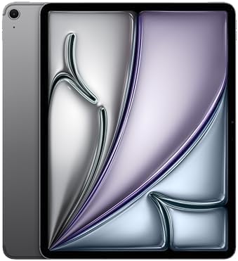 Apple iPad Air 13-inch with M3 chip: Built for Apple Intelligence, Liquid Retina Display, 128 GB, 12MP Front/Back Camera, Wi-Fi 6E, Touch ID, All-Day Battery Life