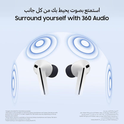 Samsung Galaxy Buds3 FE, Wireless Earbuds, Blade Design, Balanced Sound, 360 Audio, Active Noise Cancelling and Clear Call - 1 Year Warranty/Local Version