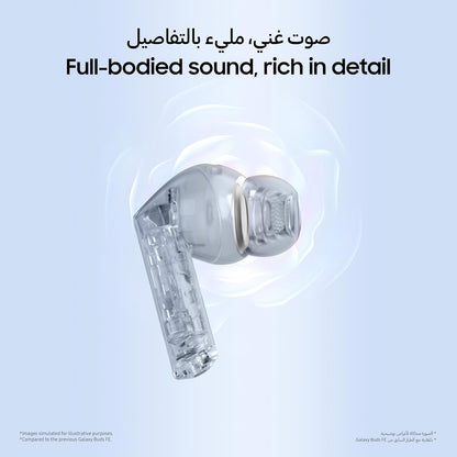 Samsung Galaxy Buds3 FE, Wireless Earbuds, Blade Design, Balanced Sound, 360 Audio, Active Noise Cancelling and Clear Call - 1 Year Warranty/Local Version