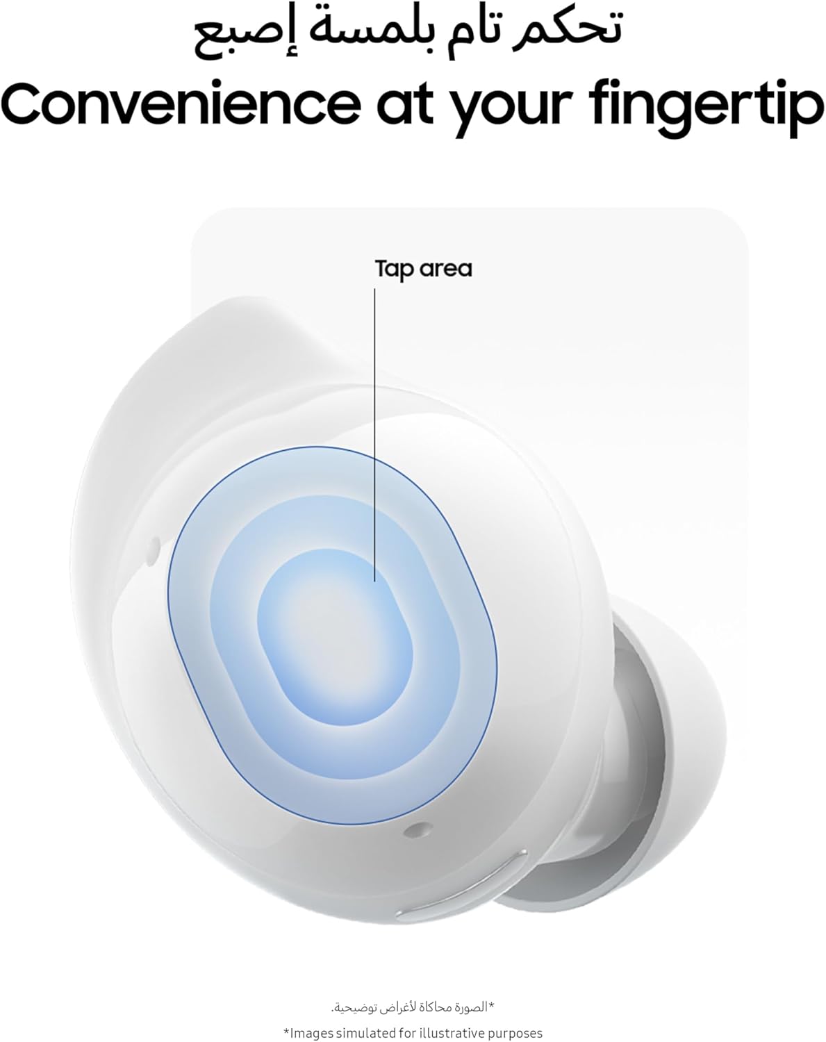 Samsung Galaxy Buds Core True Wireless Bluetooth Earbuds, Active Noise Cancellation, Secure Fit with Wingtip, Easy Pairing, Auto Switch, Touch Control, Black - 1 Year Warranty/Local Version