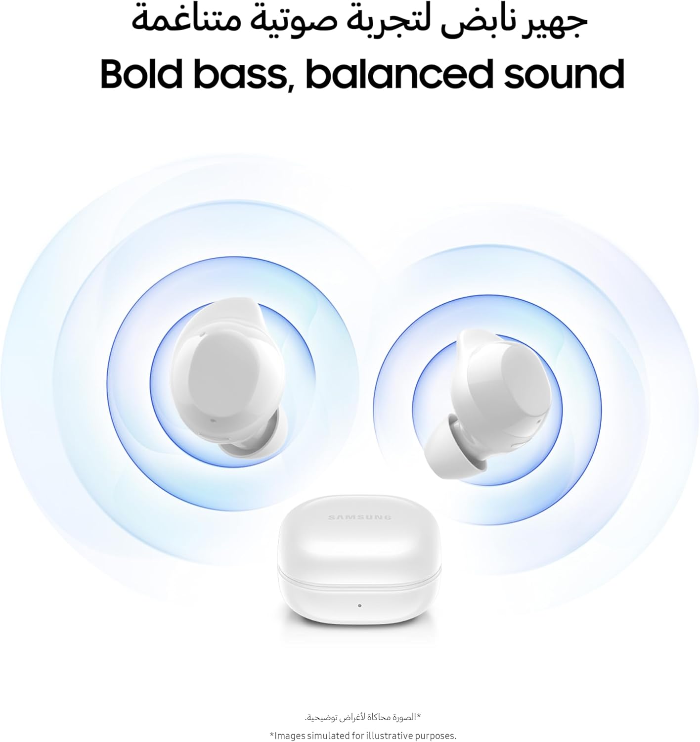 Samsung Galaxy Buds Core True Wireless Bluetooth Earbuds, Active Noise Cancellation, Secure Fit with Wingtip, Easy Pairing, Auto Switch, Touch Control, Black - 1 Year Warranty/Local Version