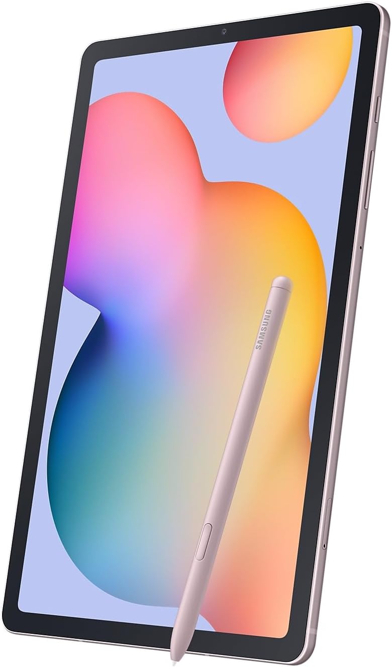 جهاز لوحي Samsung Galaxy Tab S6 Lite بمعالج ثماني النواة بسرعة 1.8 جيجاهرتز وسعة تخزين 64 جيجابايت وذاكرة وصول عشوائي 4 جيجابايت وواي فاي وقلم S بشاشة FHD مقاس 10.4 بوصة ونظام تشغيل أندرويد، لون أخضر - ضمان محلي لمدة عام