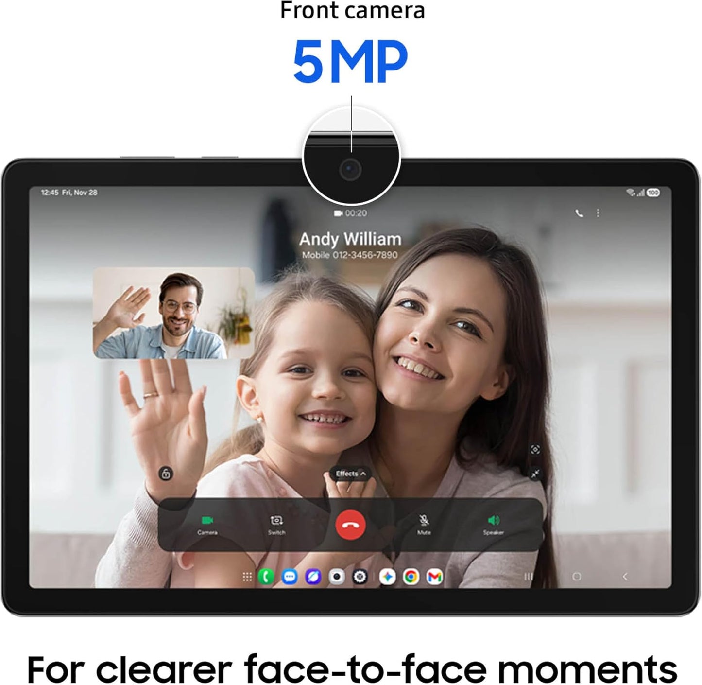 Samsung Galaxy Tab A11+ 6GB RAM, 128GB Storage, Long Lasting Battery, Expandable Storage, Large Display, Dolby Atmos Speakers, AI Assist, Slim, Light | Optimized Performance, Local Warranty