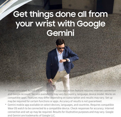 Samsung Galaxy Watch8 Classic Smartwatch, 46mm, Black, Bluetooth (1 Year Local Warranty) - AI Assistant (Gemini), Sleep Coaching, Fitness Tracking