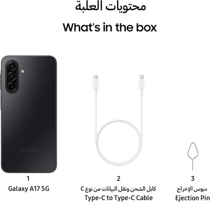 Samsung Galaxy A17 5G, Android Smartphone, 128GB Storage, 6GB RAM, 6x OS Upgrades, Large Display, 50MP OIS Camera - 1 Year Warranty/Local Version