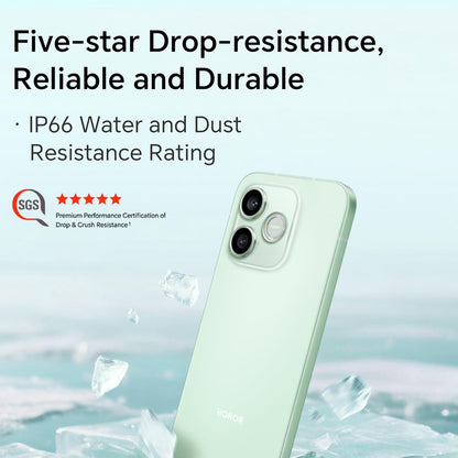 هاتف ذكي HONOR 600 Lite 5G، ذاكرة وصول عشوائي (RAM) سعة 8 جيجابايت + سعة تخزين 256 جيجابايت، شاشة AMOLED بتردد 120 هرتز مقاس 6.6 بوصة، إطار معدني، مقاومة للماء والغبار بمعيار IP66، ضمان محلي لمدة عام واحد