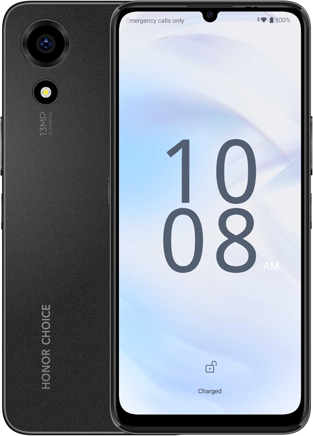 HONOR CHOICE T10 4G Smartphone, 6.75" HD Display, AI Simultaneous Interpretation, 13MP+5MP Cameras, Dual SIM, 4GB+64GB - 12Months Local Warranty