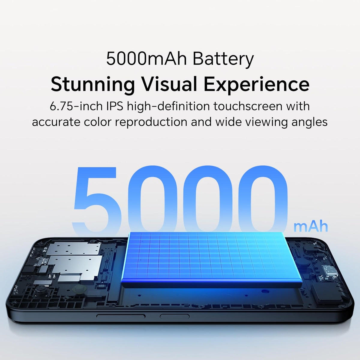 HONOR CHOICE T10 4G Smartphone, 6.75" HD Display, AI Simultaneous Interpretation, 13MP+5MP Cameras, Dual SIM, 4GB+64GB - 12Months Local Warranty