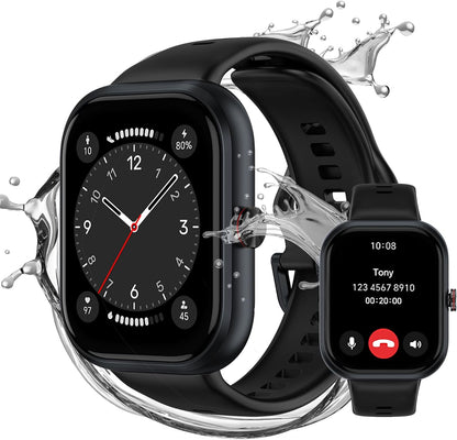 HONOR Choice D4 Smart Watch (BOT-WB01), 1.85'' HD Display, Heart Rate & SpO2 Monitoring, 120+ Workout Modes, IP68 Waterproof, Smart Notifications, Sleek Lightweight Design - Local Warranty
