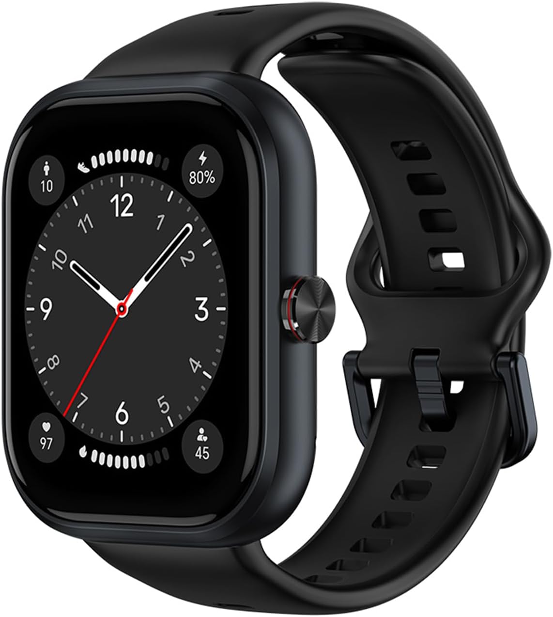 HONOR Choice D4 Smart Watch (BOT-WB01), 1.85'' HD Display, Heart Rate & SpO2 Monitoring, 120+ Workout Modes, IP68 Waterproof, Smart Notifications, Sleek Lightweight Design - Local Warranty