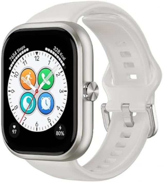HONOR Choice D4 Smart Watch (BOT-WB01), 1.85'' HD Display, Heart Rate & SpO2 Monitoring, 120+ Workout Modes, IP68 Waterproof, Smart Notifications, Sleek Lightweight Design - Local Warranty