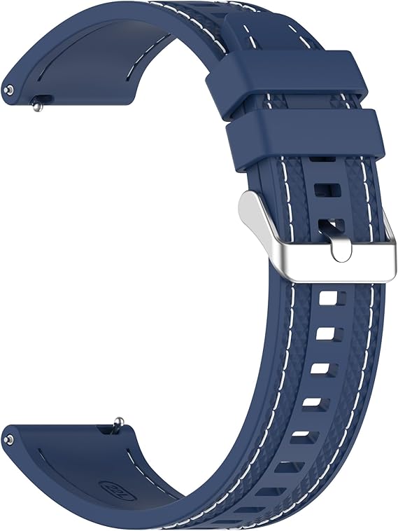 Huawei 22mm Rubber Strap Compatible with Huawei Watch GT 6 46mm/GT 6 Pro/GT5 46mm/GT 5 Pro/GT4 46mm/GT 3 Pro, Soft Durable Bracelet Nylon Silicone Replacement Band for Huawei Watch 4 Pro/Watch 3