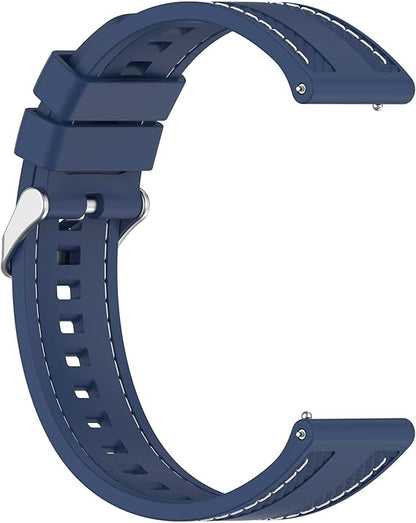 Huawei 22mm Rubber Strap Compatible with Huawei Watch GT 6 46mm/GT 6 Pro/GT5 46mm/GT 5 Pro/GT4 46mm/GT 3 Pro, Soft Durable Bracelet Nylon Silicone Replacement Band for Huawei Watch 4 Pro/Watch 3
