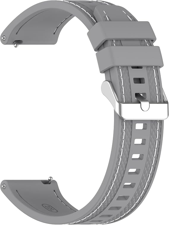 Huawei 22mm Rubber Strap Compatible with Huawei Watch GT 6 46mm/GT 6 Pro/GT5 46mm/GT 5 Pro/GT4 46mm/GT 3 Pro, Soft Durable Bracelet Nylon Silicone Replacement Band for Huawei Watch 4 Pro/Watch 3
