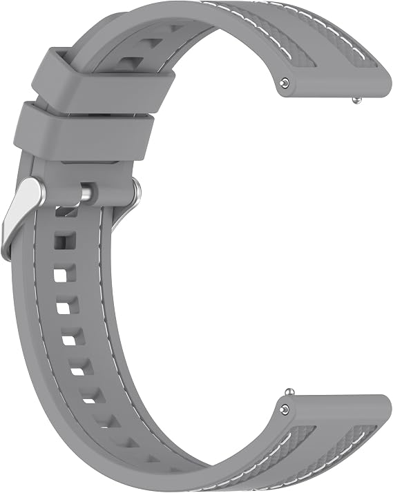 Huawei 22mm Rubber Strap Compatible with Huawei Watch GT 6 46mm/GT 6 Pro/GT5 46mm/GT 5 Pro/GT4 46mm/GT 3 Pro, Soft Durable Bracelet Nylon Silicone Replacement Band for Huawei Watch 4 Pro/Watch 3