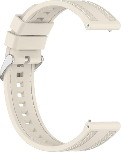 Huawei 22mm Rubber Strap Compatible with Huawei Watch GT 6 46mm/GT 6 Pro/GT5 46mm/GT 5 Pro/GT4 46mm/GT 3 Pro, Soft Durable Bracelet Nylon Silicone Replacement Band for Huawei Watch 4 Pro/Watch 3