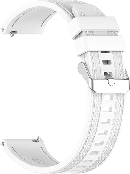 Huawei 22mm Rubber Strap Compatible with Huawei Watch GT 6 46mm/GT 6 Pro/GT5 46mm/GT 5 Pro/GT4 46mm/GT 3 Pro, Soft Durable Bracelet Nylon Silicone Replacement Band for Huawei Watch 4 Pro/Watch 3