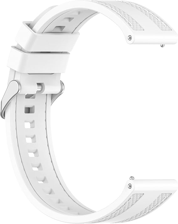 Huawei 22mm Rubber Strap Compatible with Huawei Watch GT 6 46mm/GT 6 Pro/GT5 46mm/GT 5 Pro/GT4 46mm/GT 3 Pro, Soft Durable Bracelet Nylon Silicone Replacement Band for Huawei Watch 4 Pro/Watch 3