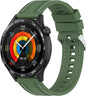 Huawei 22mm Rubber Strap Compatible with Huawei Watch GT 6 46mm/GT 6 Pro/GT5 46mm/GT 5 Pro/GT4 46mm/GT 3 Pro, Soft Durable Bracelet Nylon Silicone Replacement Band for Huawei Watch 4 Pro/Watch 3