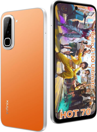 Infinix Hot 70 Dynamic Shine Design 4GB RAM 128 GB ROM Smartphone, 12 Months Local Warranty