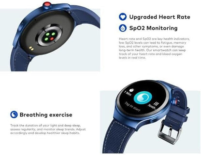 Itel Smartwatch Edge R1 Pro (ISW-O43) designed for fitness enthusiasts, professionals, and adventurers. 1.43-inch AMOLED HD display, 466x466 resolution, IP68,12 Months Warranty - Local Warranty